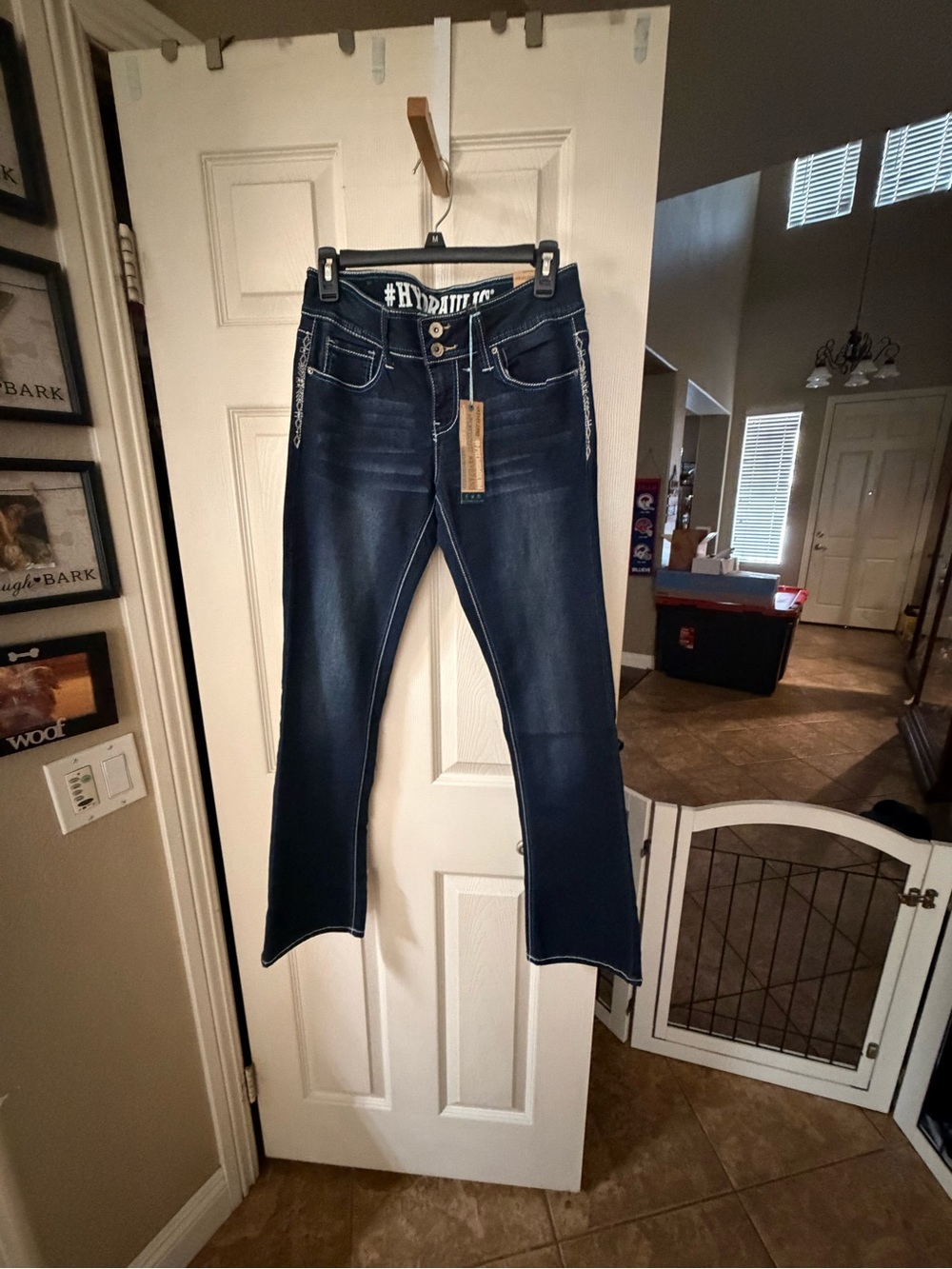 Hydraulic Blue Bootcut Stretch Jeans